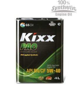 Kixx PAO 5W-40 API SN ACEA A3/B4-12